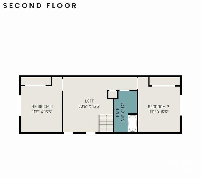 Second floor plan