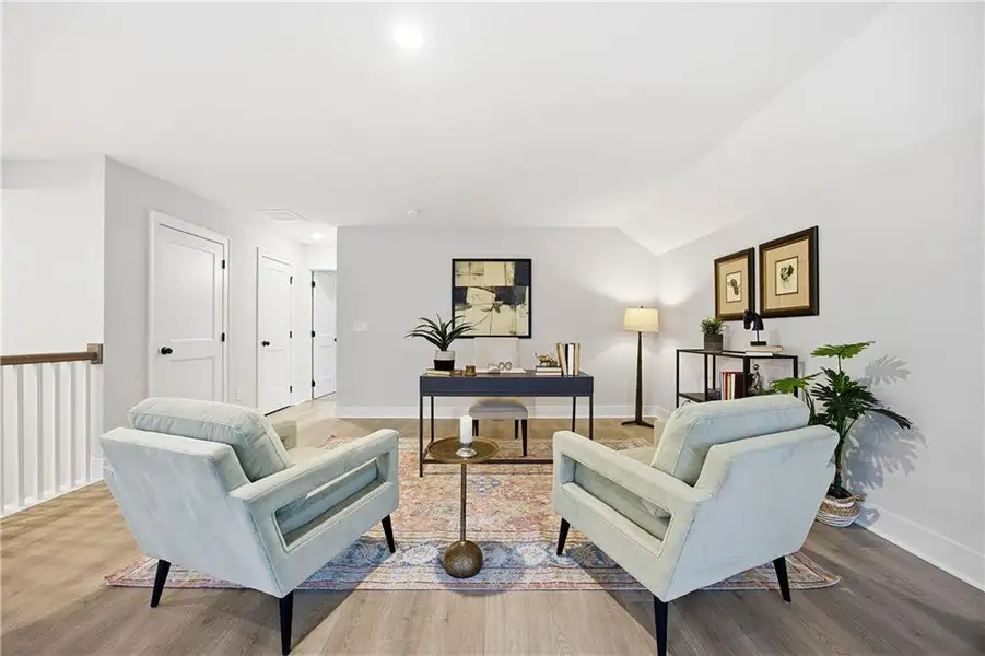 Furnished interior view inside a new home in Yellowstone Farms, Cumming (Image 3).
