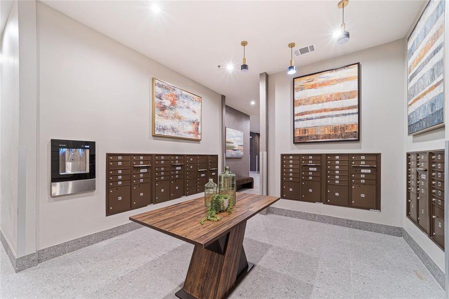 Furnished interior view inside a new home in , Dallas (Image 7).