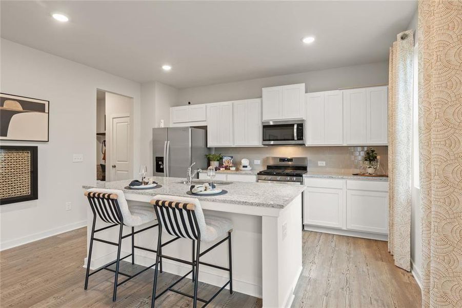 Furnished interior view inside a new home in Hawthorne Reserve, Dallas (Image 11).