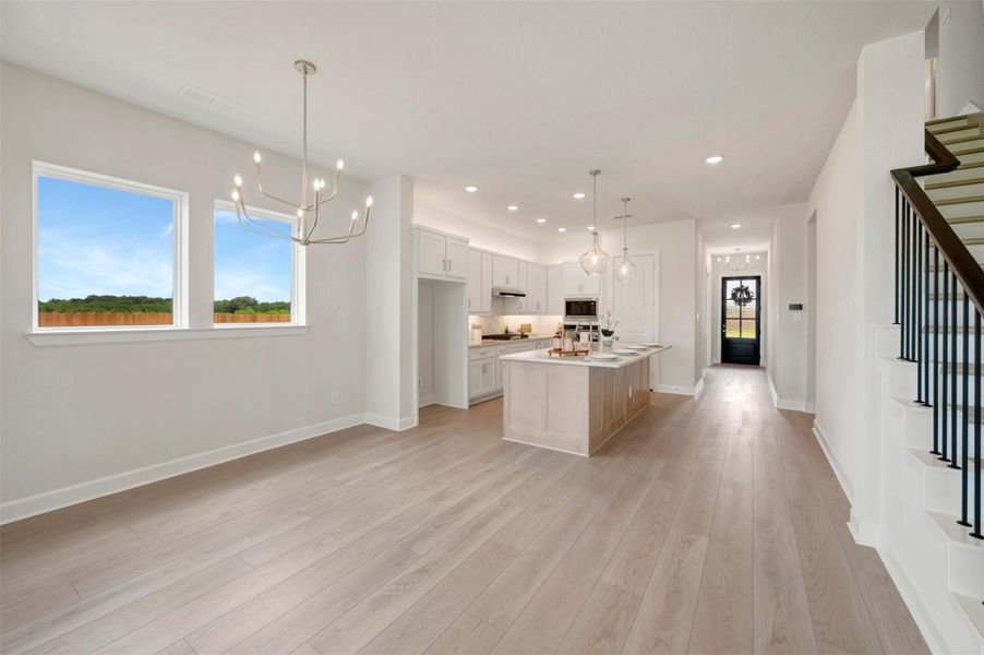 Furnished interior view inside a new home in Grange - Reserve Collection, Katy (Image 14).