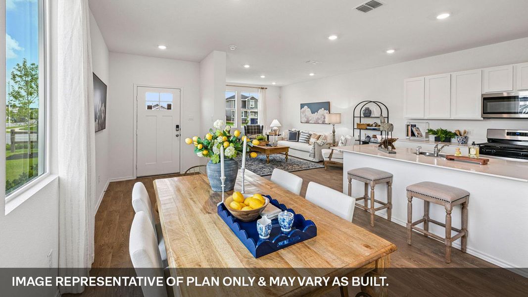 Furnished interior view inside a new home in Valverde, Bastrop (Image 9).
