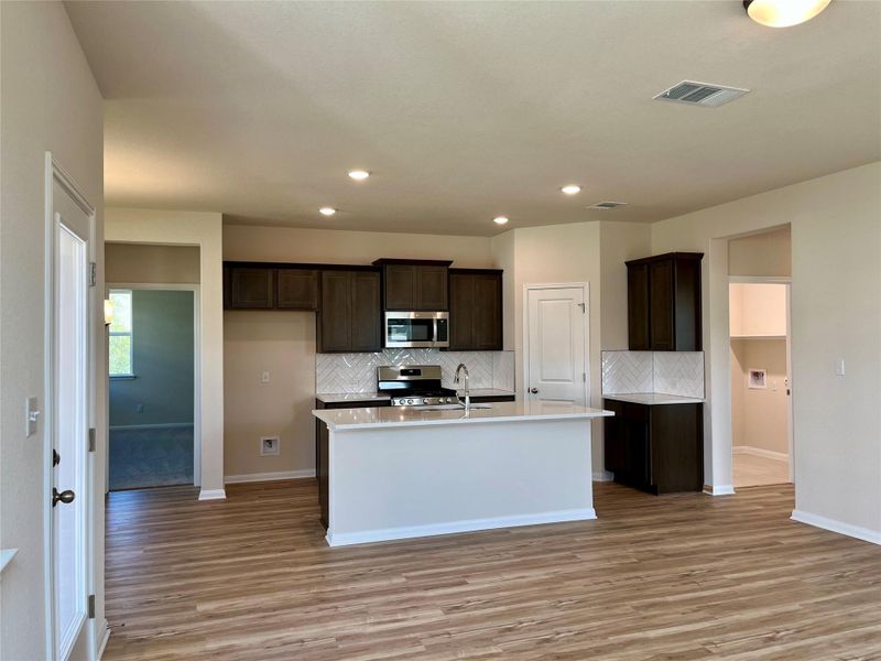 Furnished interior view inside a new home in Anthem Cottages, Kyle (Image 8). Furnished interior view inside a new home in Anthem Cottages, Kyle (Image 8).