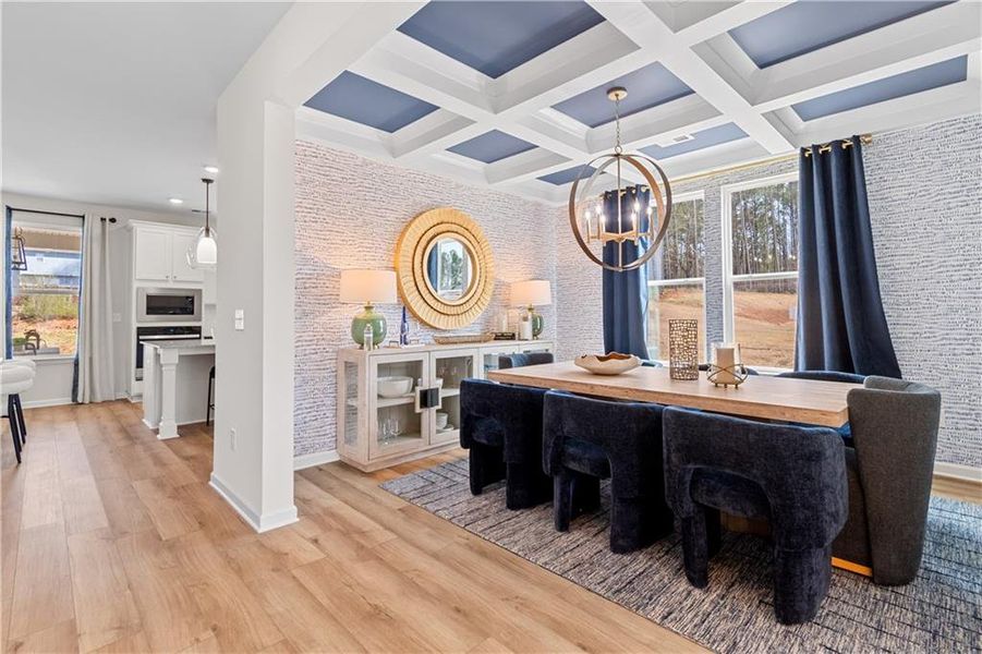 Furnished interior view inside a new home in Bowers Farm, McDonough (Image 21).