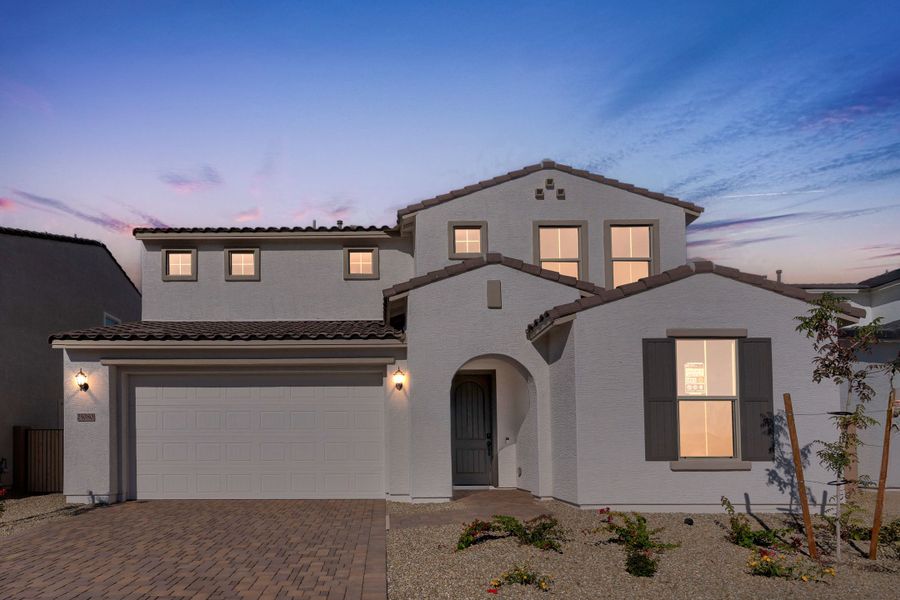 Representative exterior photo of a completed home built from the Legacy by Taylor Morrison in Artisan at Asante, Surprise, AZ (Image 20).