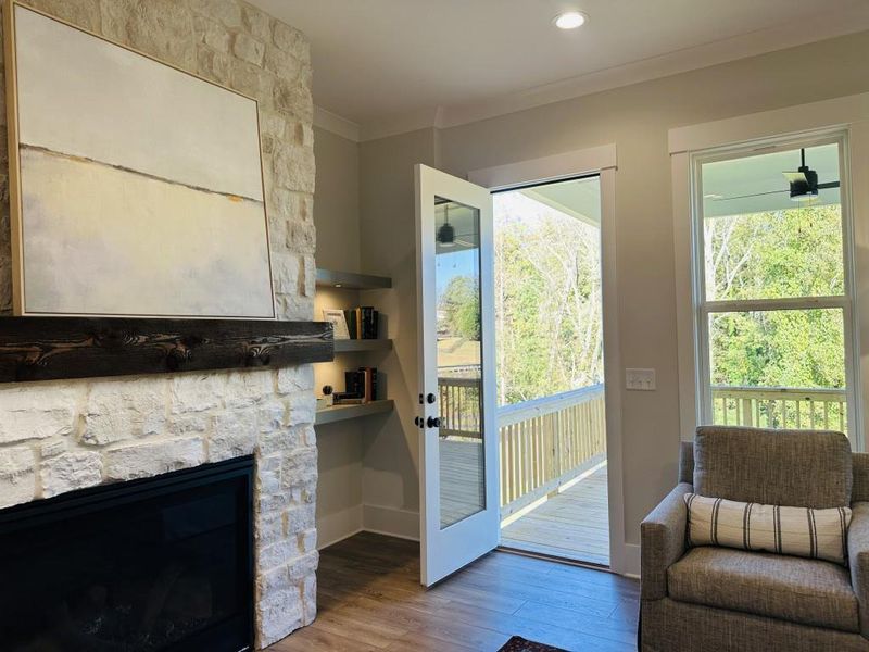 Furnished interior view inside a new home in Hillshire, Cumming (Image 8).