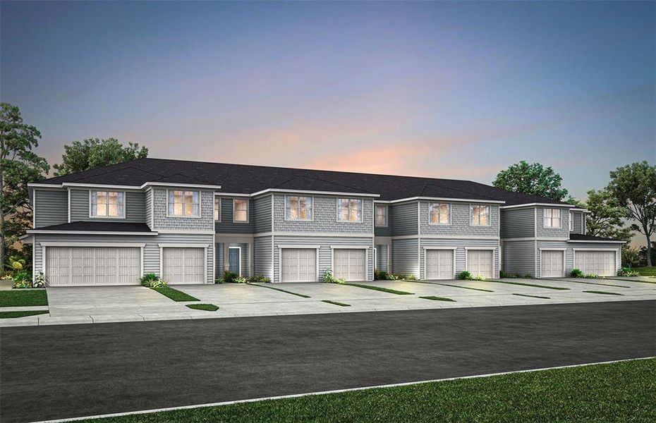 Front exterior of a new home in , Davenport, FL, highlighting curb appeal (Image 1). Front exterior of a new home in , Davenport, FL, highlighting curb appeal (Image 1).