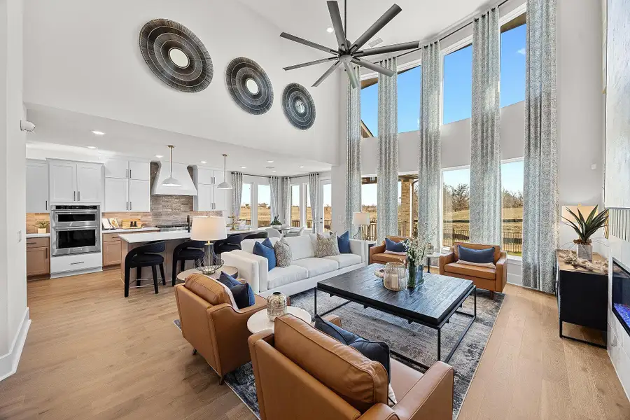 Representative furnished interior of a home built from the The Cameron by Westin Homes in Flora - 60', Hutto (Image 2).