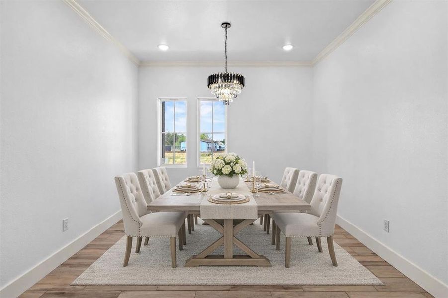 Furnished interior view inside a new home in , Mabank (Image 5).