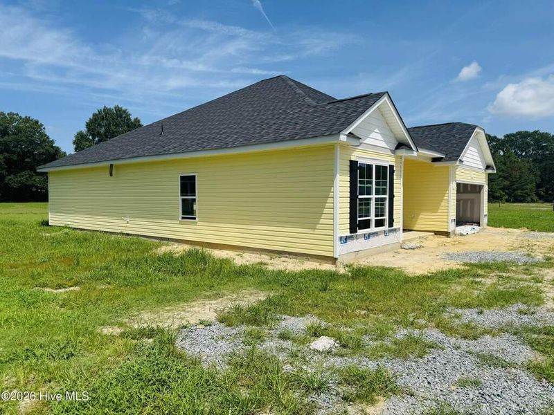 Exterior details and patio area of a home in Blair Ridge, La Grange (Image 3). Exterior details and patio area of a home in Blair Ridge, La Grange (Image 3).