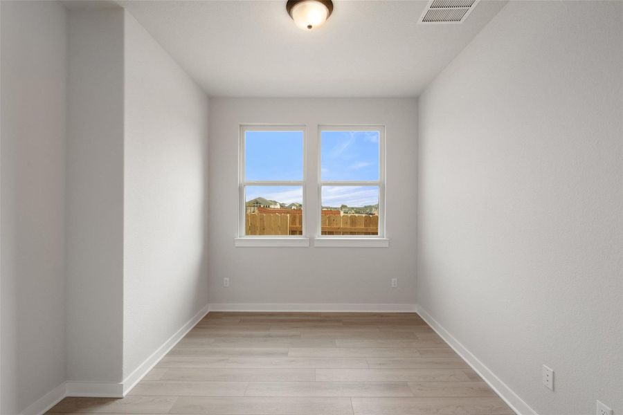 Spacious, unfurnished interior of a new home in Lariat, Liberty Hill (Image 38). Spacious, unfurnished interior of a new home in Lariat, Liberty Hill (Image 38).
