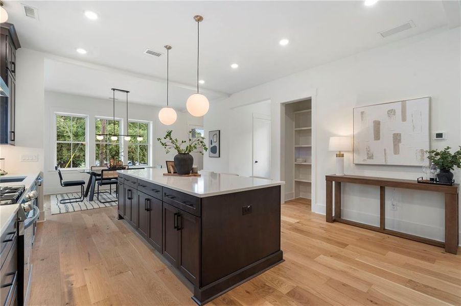 Furnished interior view inside a new home in , Atlanta (Image 44).