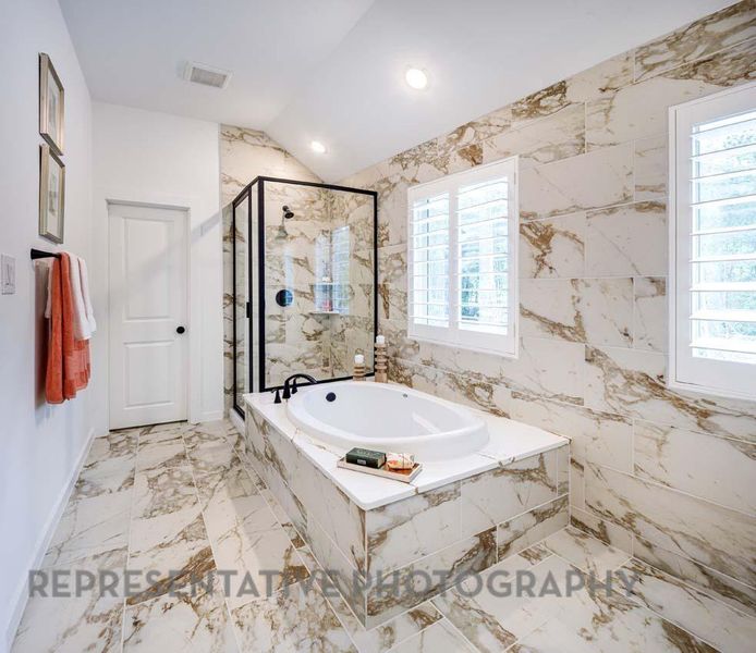 Furnished interior view inside a new home in Woodforest, Montgomery (Image 2).