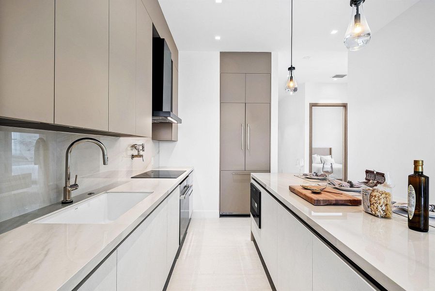 Furnished interior view inside a new home in , Delray Beach (Image 19).