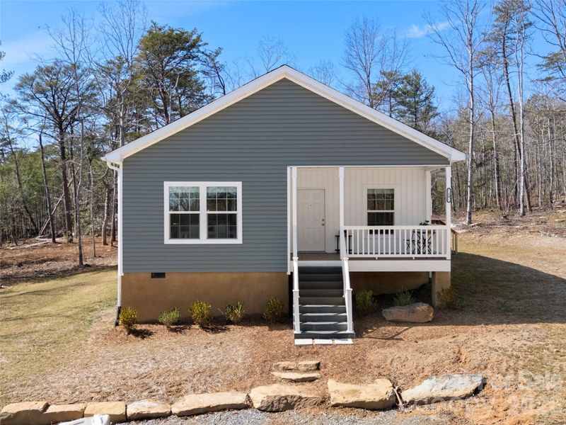 Exterior details and patio area of a home in , Hendersonville (Image 22).