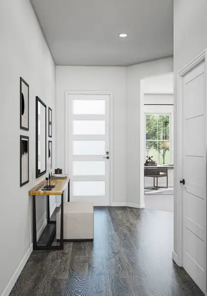 Furnished interior view inside a new home in Park Central, Georgetown (Image 6).