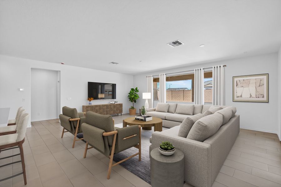 Furnished interior view inside a new home in Allen Ranches, Litchfield Park (Image 7).