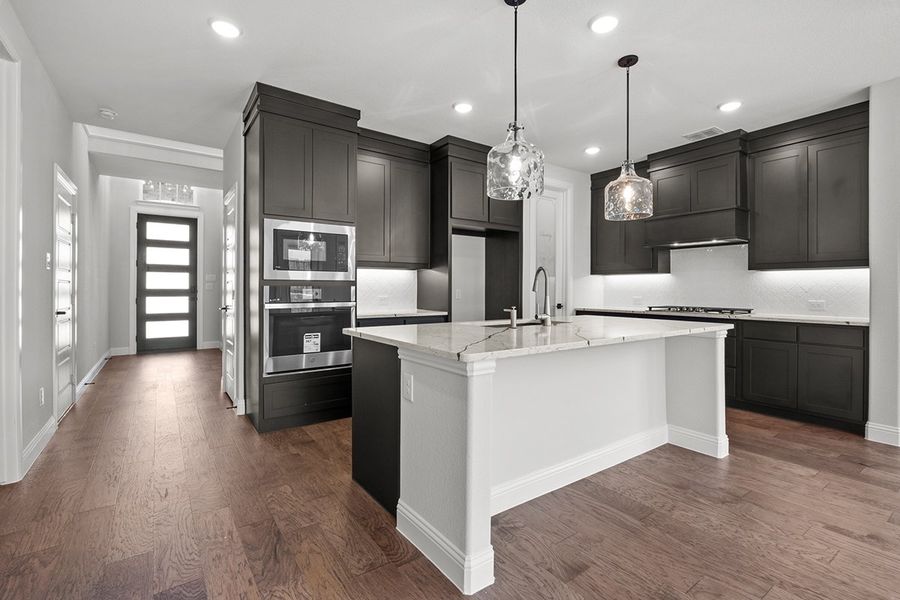 Representative furnished interior of a home built from the Bradley by Landon Homes in Lexington Frisco, Frisco (Image 6).