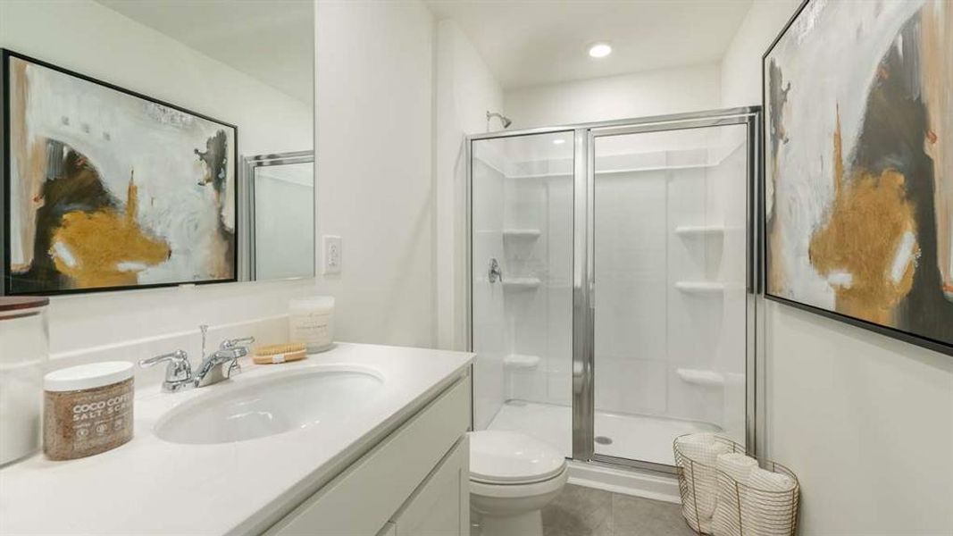 Furnished interior view inside a new home in Towns at Monroe, Atlanta (Image 5).