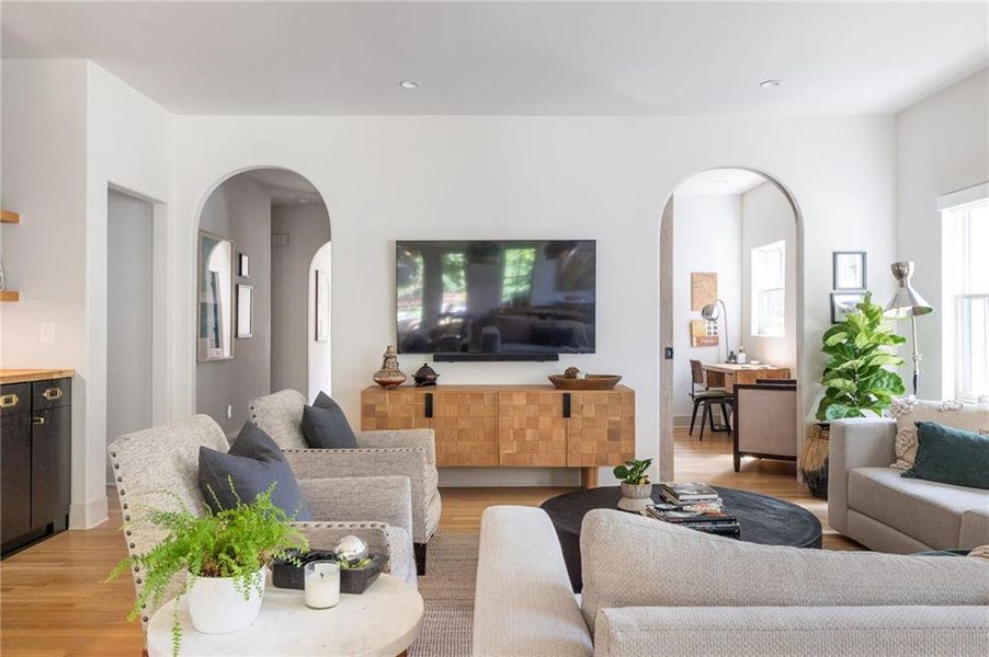 Furnished interior view inside a new home in , Decatur (Image 6).