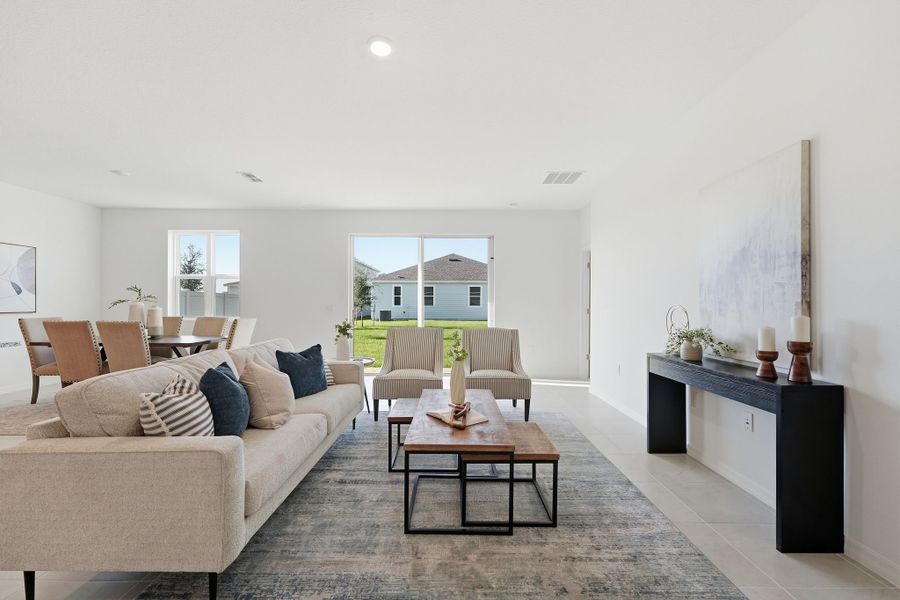 Furnished interior view inside a new home in Marion Ridge, Haines City (Image 6).