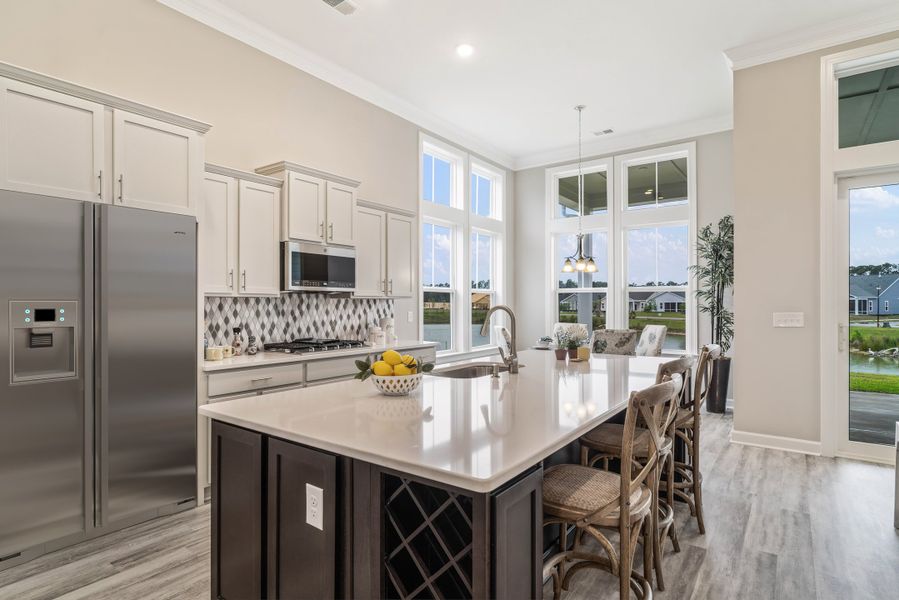 Representative furnished interior of a home built from the The Goldenrod by Chesapeake Homes in Bridgewater - Waterside Village, Little River (Image 7).