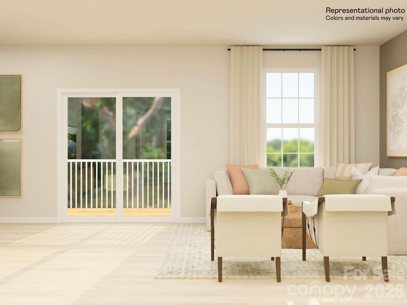 Furnished interior view inside a new home in Village of Waxhaw, Waxhaw (Image 15).