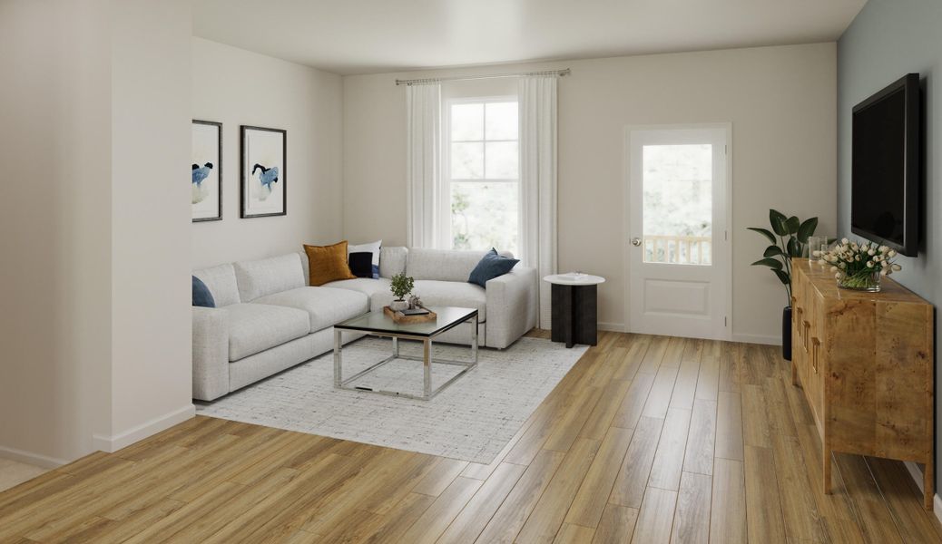 Furnished interior view inside a new home in , Ladson (Image 7).