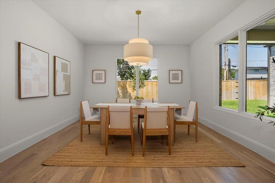 Furnished interior view inside a new home in , Dallas (Image 18). Furnished interior view inside a new home in , Dallas (Image 18).