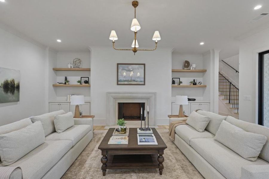 Furnished interior view inside a new home in , Atlanta (Image 30). Furnished interior view inside a new home in , Atlanta (Image 30).