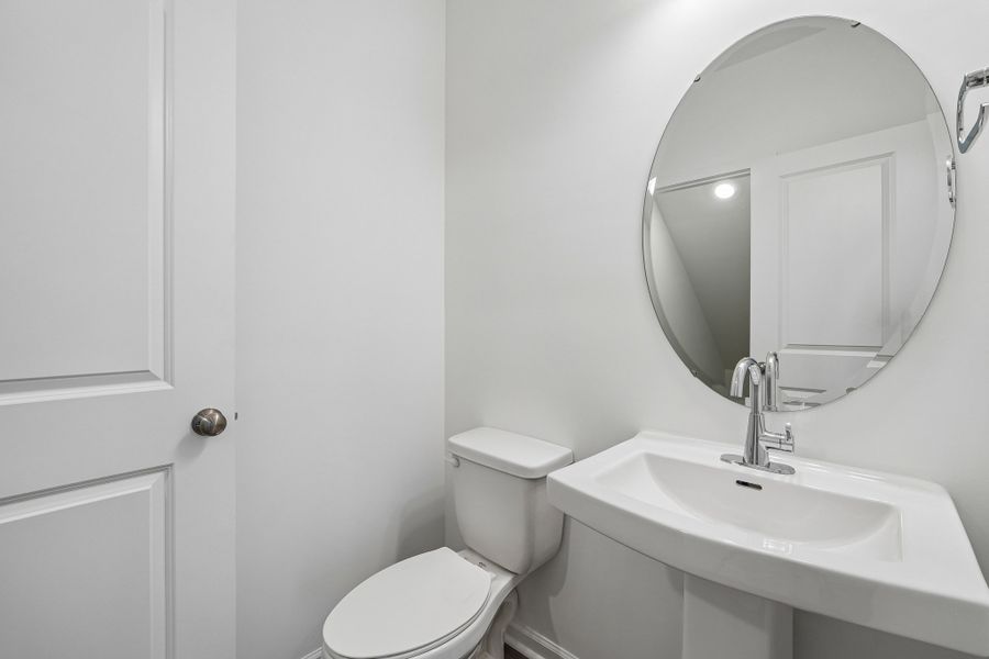 Furnished interior view inside a new home in Terraces at the Exchange, Indian Land (Image 10).