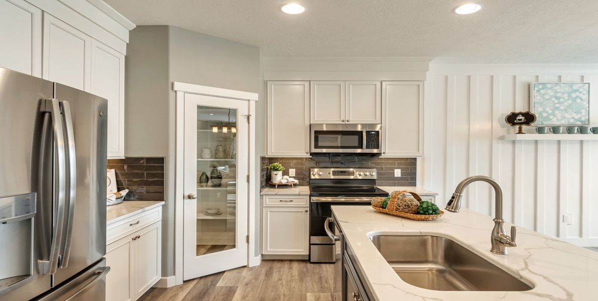 Furnished interior view inside a new home in , Salem (Image 8).
