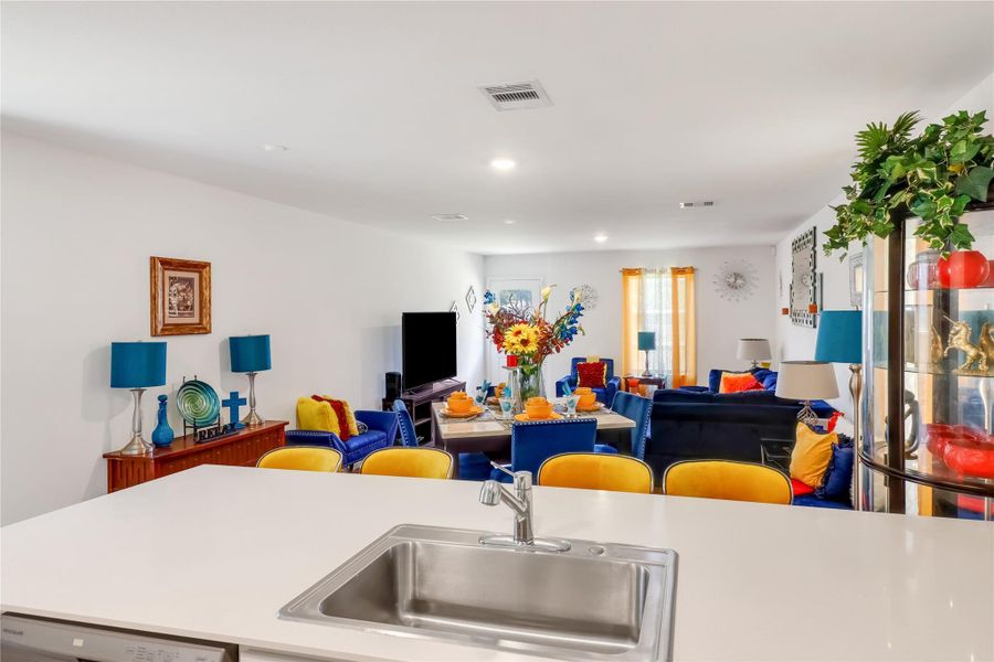 Furnished interior view inside a new home in Tavola, New Caney (Image 11).