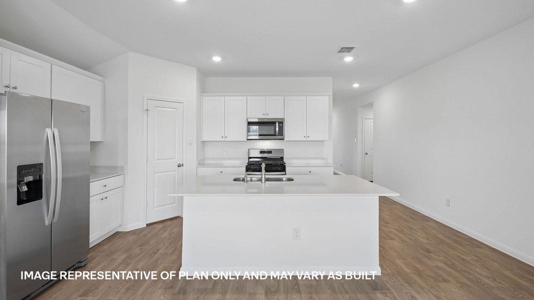 Furnished interior view inside a new home in Southgrove, Kyle (Image 9).