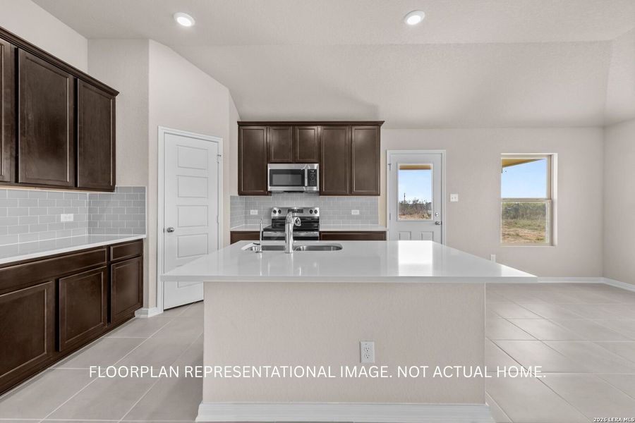 Furnished interior view inside a new home in Greenspoint Heights, Seguin (Image 5).