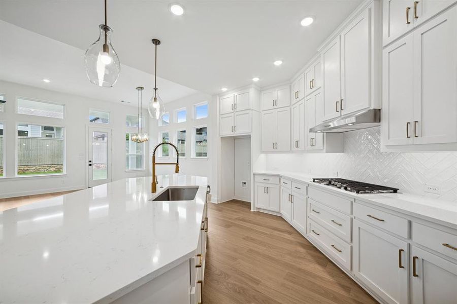 Furnished interior view inside a new home in Pecan Square - Gardens, Northlake (Image 9).