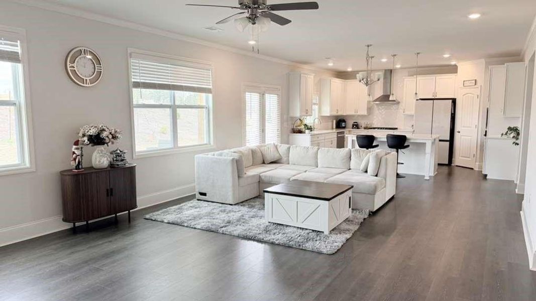 Furnished interior view inside a new home in , Cumming (Image 15).