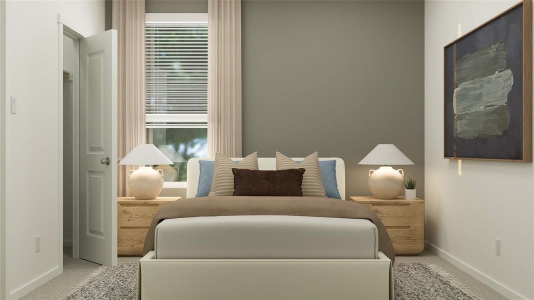 Furnished interior view inside a new home in Elm Creek, Elgin (Image 6). Furnished interior view inside a new home in Elm Creek, Elgin (Image 6).