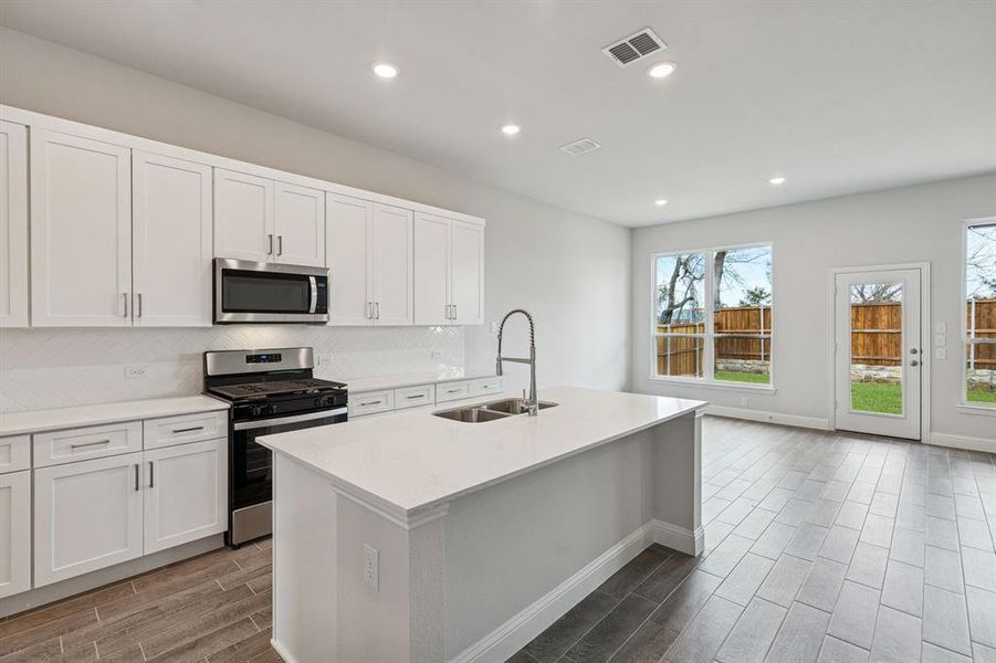 Furnished interior view inside a new home in Venetian, Weston (Image 10).