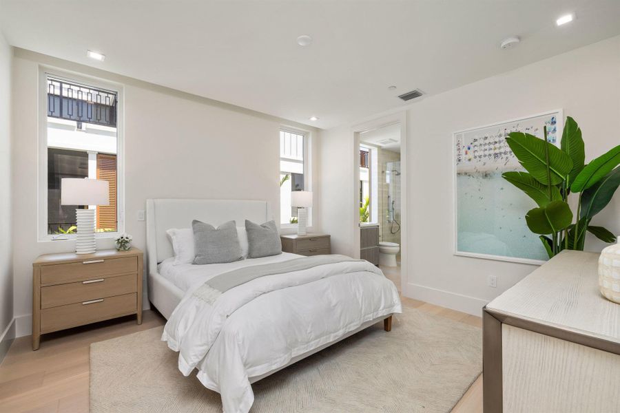 Furnished interior view inside a new home in , Delray Beach (Image 49).