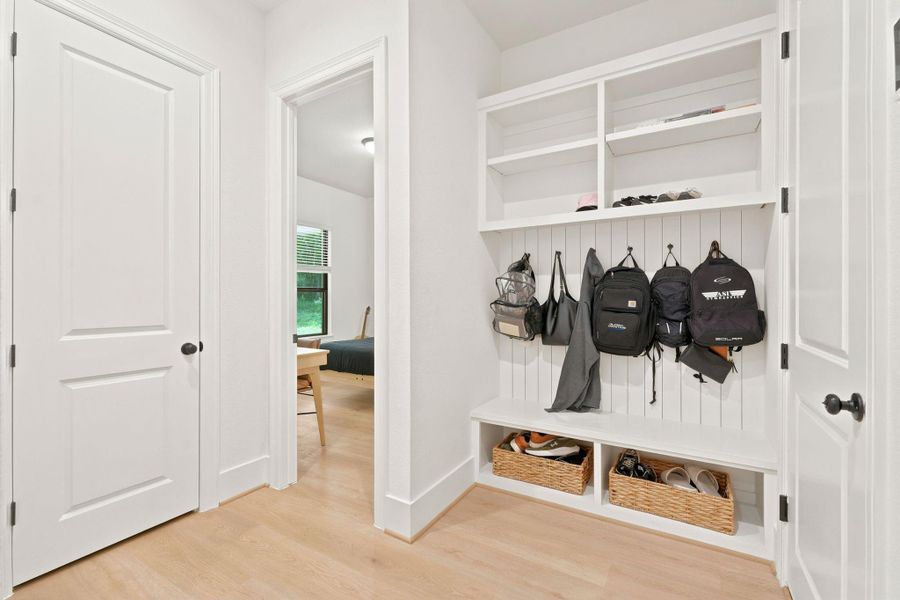 Furnished interior view inside a new home in , New Waverly (Image 8).