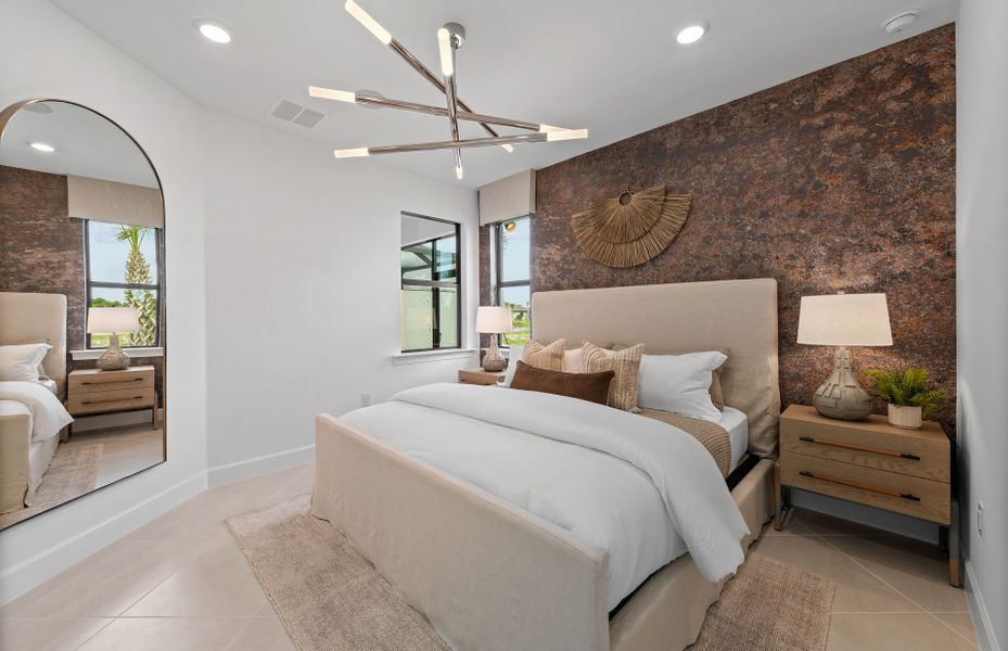 Furnished interior view inside a new home in Del Webb Naples, Ave Maria (Image 16).