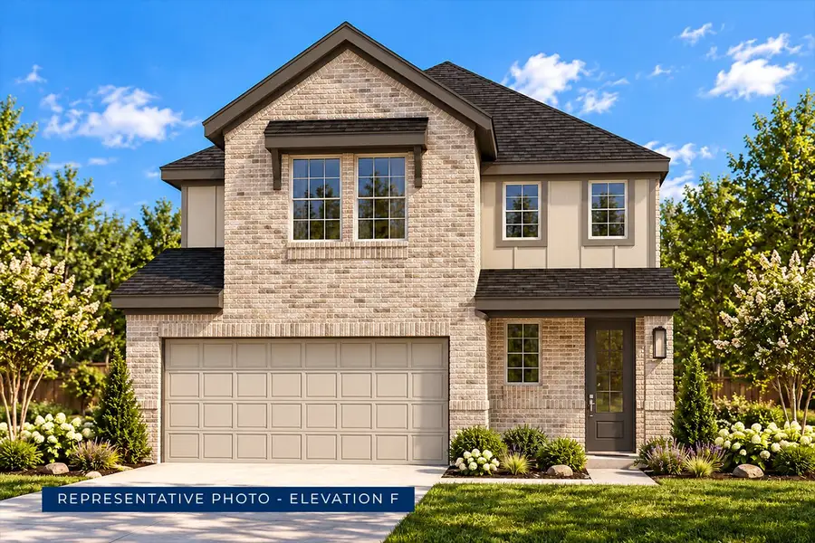 Representative exterior photo of a completed home built from the Harrison F by First Texas Homes in Oaklawn, Van Alstyne, TX (Image 24).