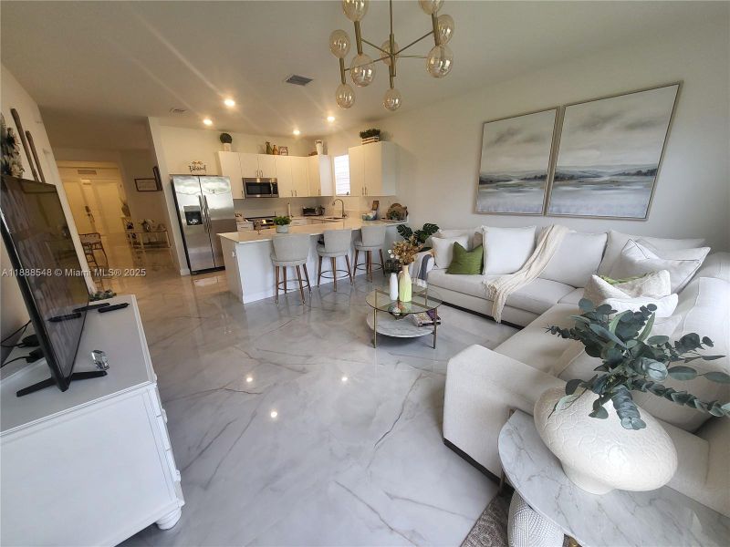 Furnished interior view inside a new home in , Homestead (Image 8).