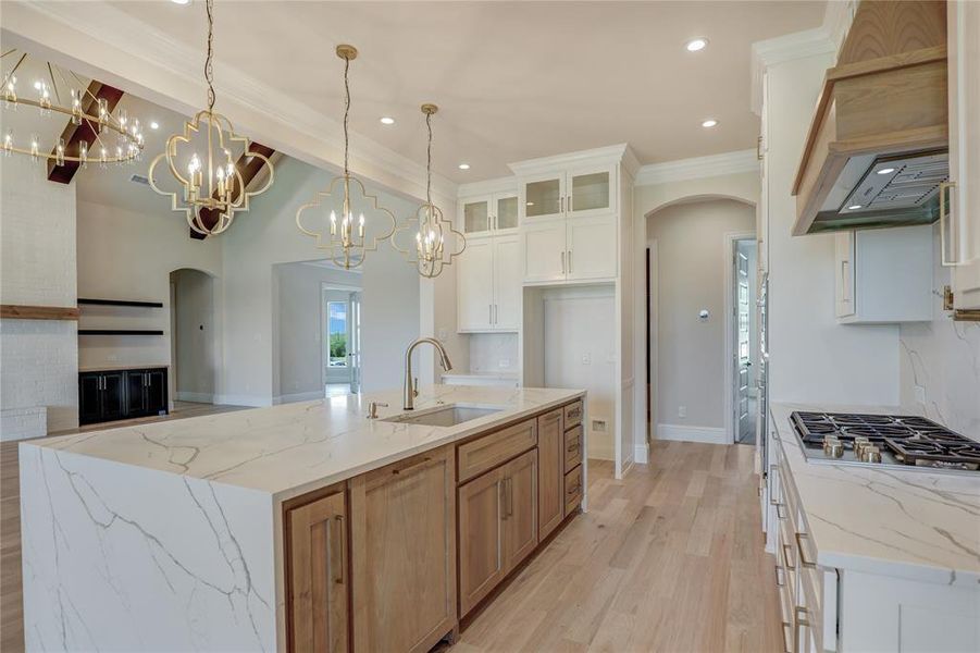 Furnished interior view inside a new home in , Weston (Image 11).