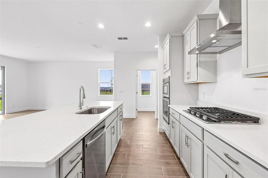 Furnished interior view inside a new home in Park View at the Hills, Minneola (Image 5).