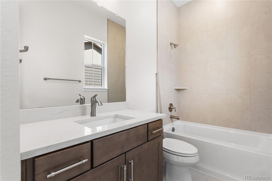 Furnished interior view inside a new home in Reserve at The Canyons, Castle Pines (Image 7).