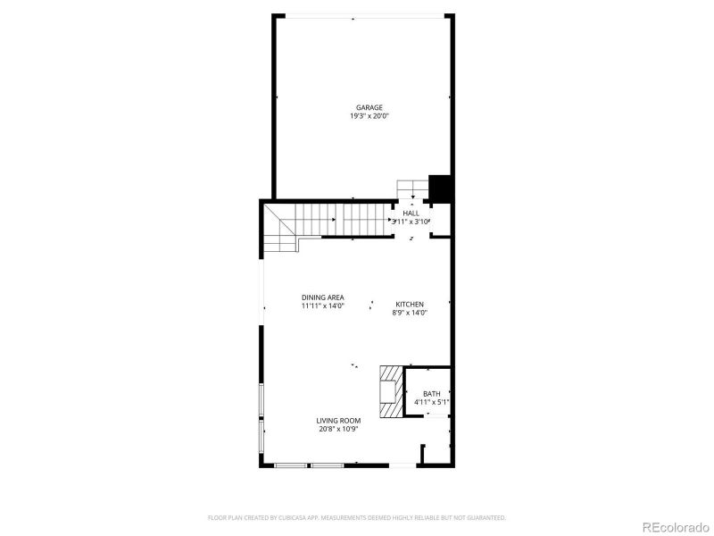 Floor plan: main level Floor plan: main level