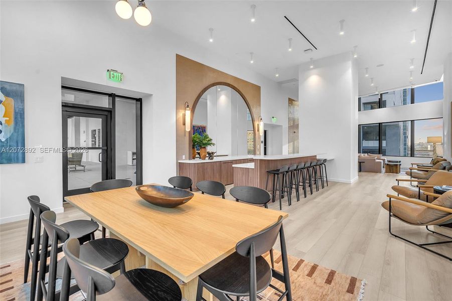 Furnished interior view inside a new home in , Miami (Image 46).
