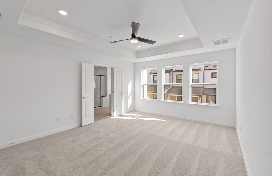 Spacious, unfurnished interior of a new home in Monarch on Main, Round Rock (Image 21).